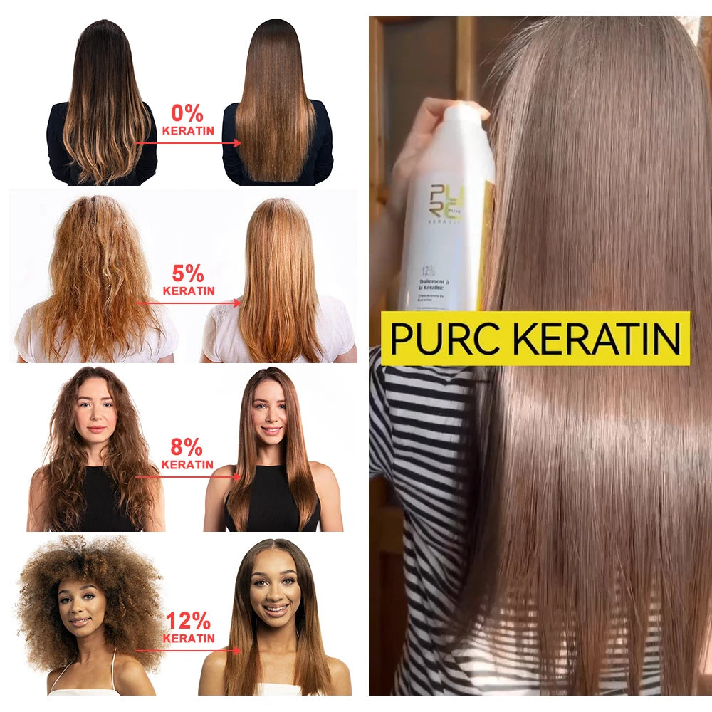 1000Ml Keratin Hair Straightening Smoothing Treatment for Curly Frizzy Hair Care Brazilian Keratin Products Professional